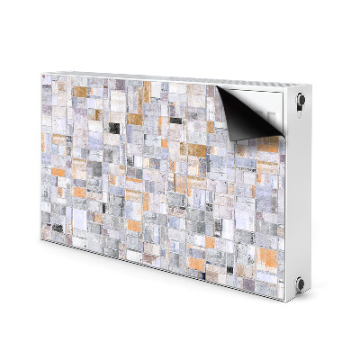 Decorative radiator cover Colorful tiles