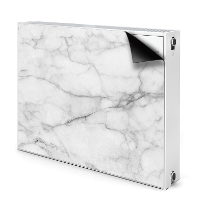 Magnetic radiator cover Gray marble