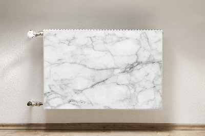 Magnetic radiator cover Gray marble