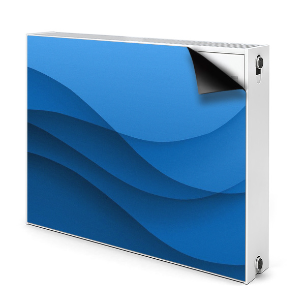 Decorative radiator mat Blue crossing