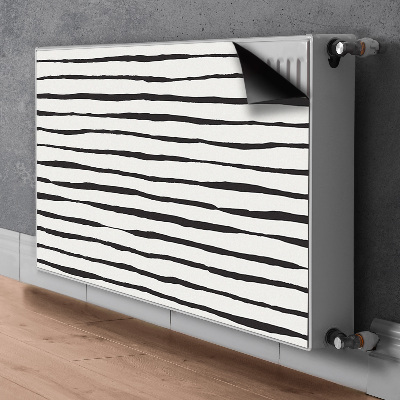 Radiator cover Black lines