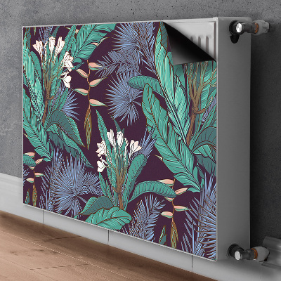 Decorative radiator cover Tropical jungle