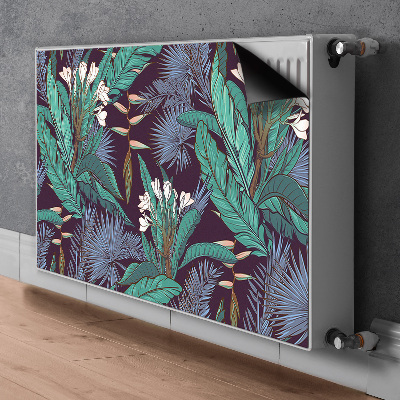 Decorative radiator cover Tropical jungle