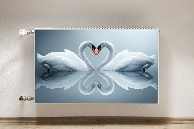 Magnetic radiator cover Swans