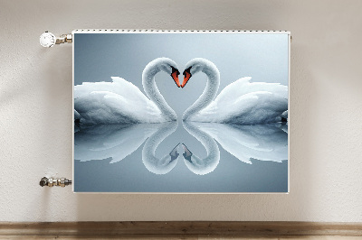 Magnetic radiator cover Swans