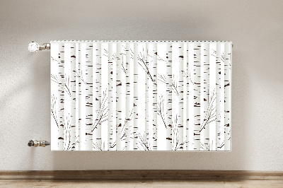 Radiator cover Birch