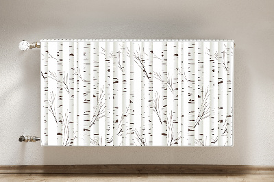 Radiator cover Birch