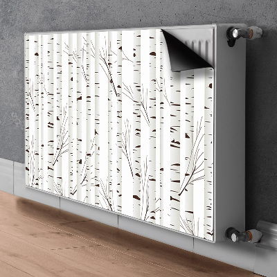 Radiator cover Birch