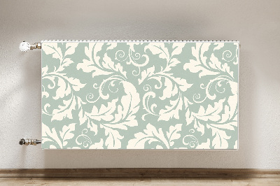Decorative radiator cover Retro wallpaper