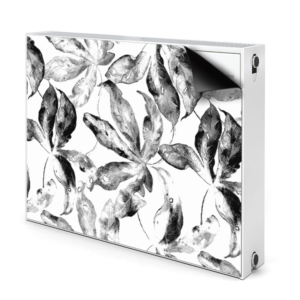 Magnetic radiator cover Painted leaves