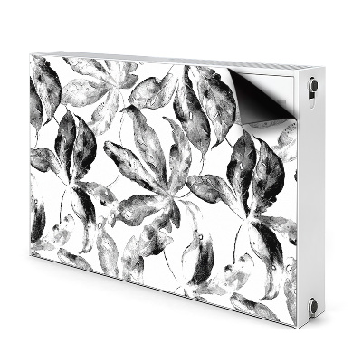 Magnetic radiator cover Painted leaves