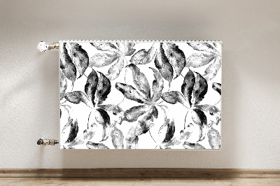 Magnetic radiator cover Painted leaves