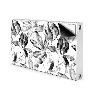 Magnetic radiator cover Painted leaves