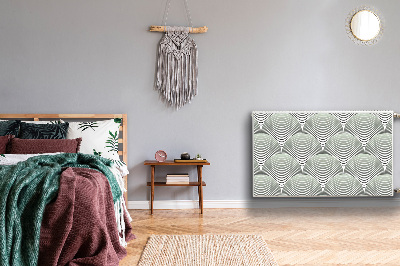 Magnetic radiator mat Semicircle pattern