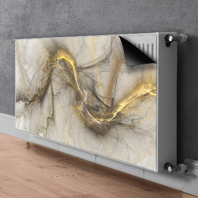 Magnetic radiator cover Golden marble