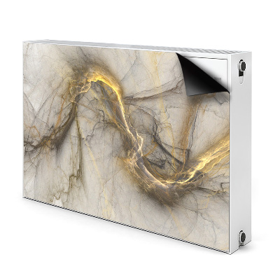 Magnetic radiator cover Golden marble