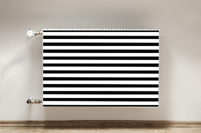 Decorative radiator mat Horizontal lines