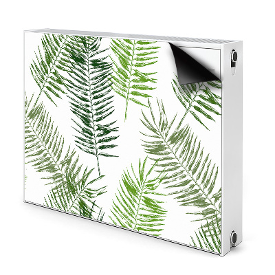 Magnetic radiator cover Palm leaves