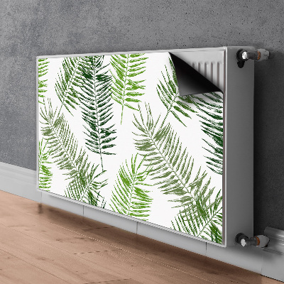 Magnetic radiator cover Palm leaves