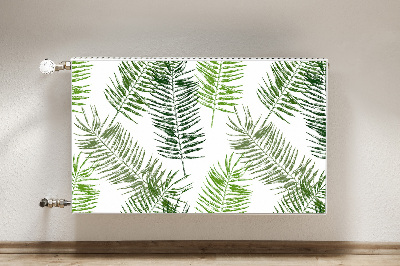 Magnetic radiator cover Palm leaves