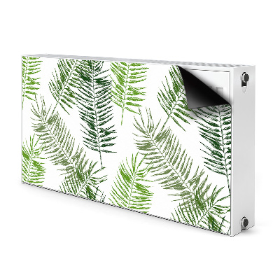 Magnetic radiator cover Palm leaves