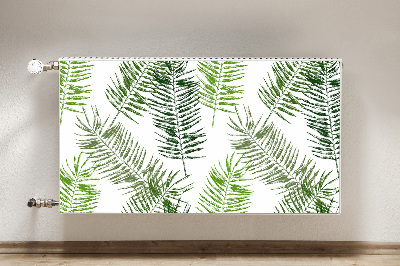 Magnetic radiator cover Palm leaves