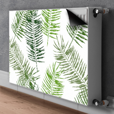 Magnetic radiator cover Palm leaves