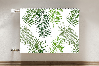 Magnetic radiator cover Palm leaves