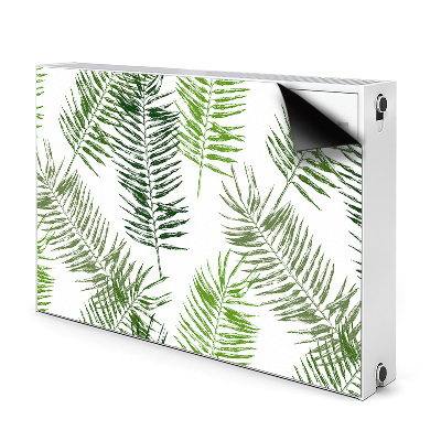 Magnetic radiator cover Palm leaves