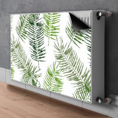 Magnetic radiator cover Palm leaves