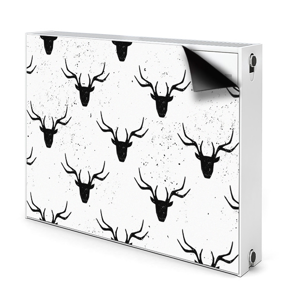 Magnetic radiator mat Deer head