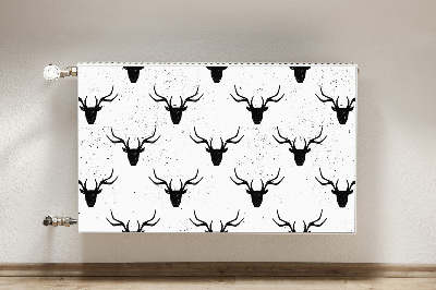 Magnetic radiator mat Deer head