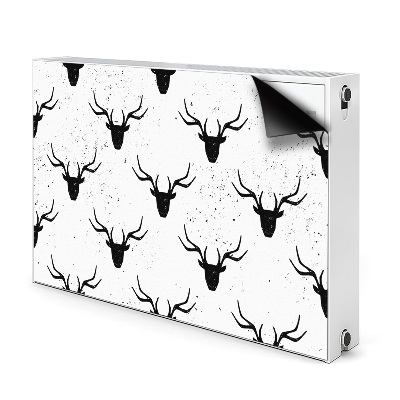 Magnetic radiator mat Deer head