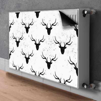 Magnetic radiator mat Deer head