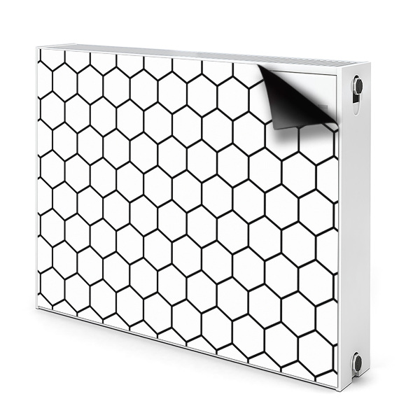 Magnetic radiator mat Honey plate pattern