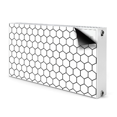 Magnetic radiator mat Honey plate pattern