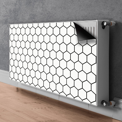 Magnetic radiator mat Honey plate pattern