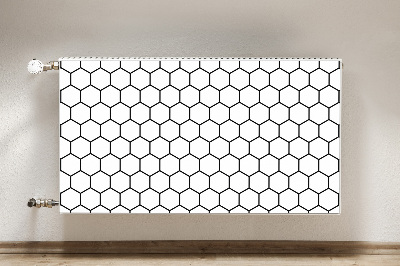 Magnetic radiator mat Honey plate pattern