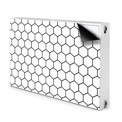 Magnetic radiator mat Honey plate pattern