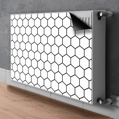 Magnetic radiator mat Honey plate pattern