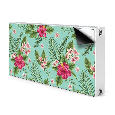 Printed radiator mat Flowers