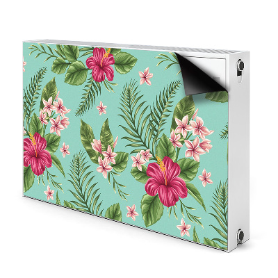 Printed radiator mat Flowers