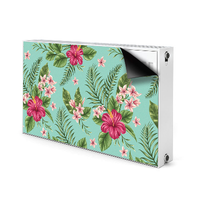 Printed radiator mat Flowers