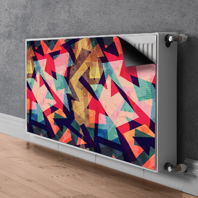 Magnetic radiator mat Autumn abstraction