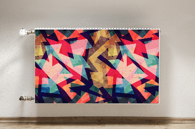 Magnetic radiator mat Autumn abstraction