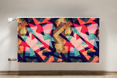 Magnetic radiator mat Autumn abstraction