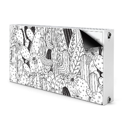 Decorative radiator cover Cactus comic book