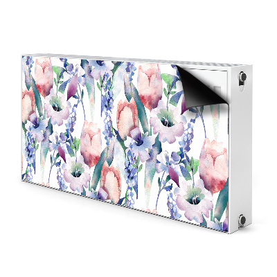 Magnetic radiator mat Spring bouquet