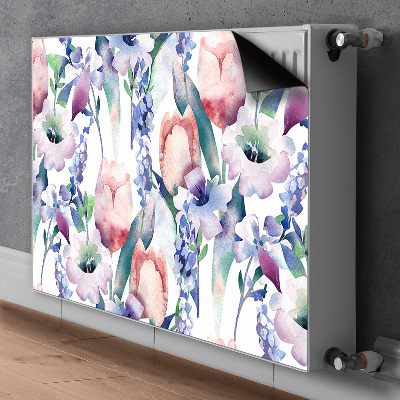 Magnetic radiator mat Spring bouquet