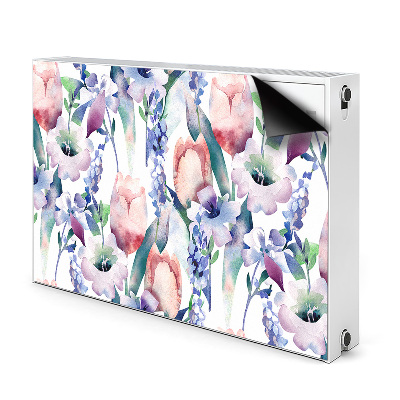 Magnetic radiator mat Spring bouquet